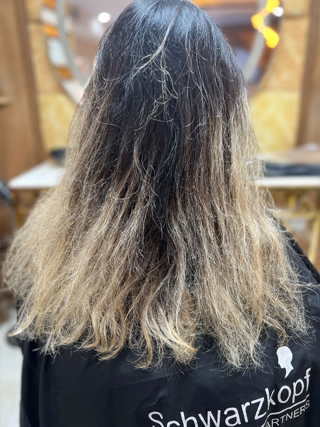 رنگ مو در مارلیک